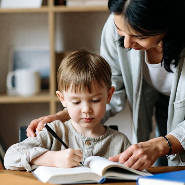 Modern parenting moment in New York City showing how to set boundaries with calm guidance instead of control or punishment.